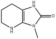 3-Methyl-4,5,6,7-tetrahydro-1H-imidazo[4,5-b]pyridin-2(3H)-one 结构式