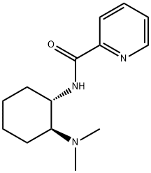 N - [ ( 1S、2S)-2 - (二甲氨基)环己基] - 2 -吡啶甲酰胺 结构式