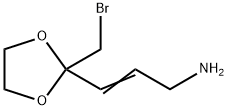 3-(2-(溴甲基)-1,3-二氧戊环-2-基)丙-2-烯-1-胺 结构式