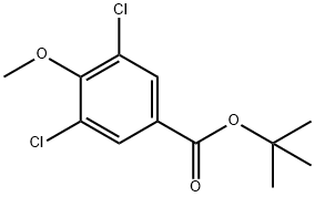 Tert-butyl 3,5-dichloro-4-methoxybenzoate 结构式