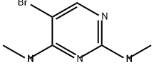 5-溴-N2,N4-二甲基嘧啶-2,4-二胺 结构式