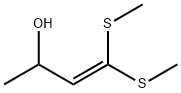3-Buten-2-ol, 4,4-bis(methylthio)- 结构式