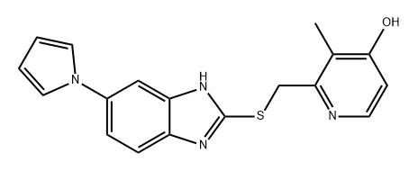 艾普拉唑杂质5 结构式