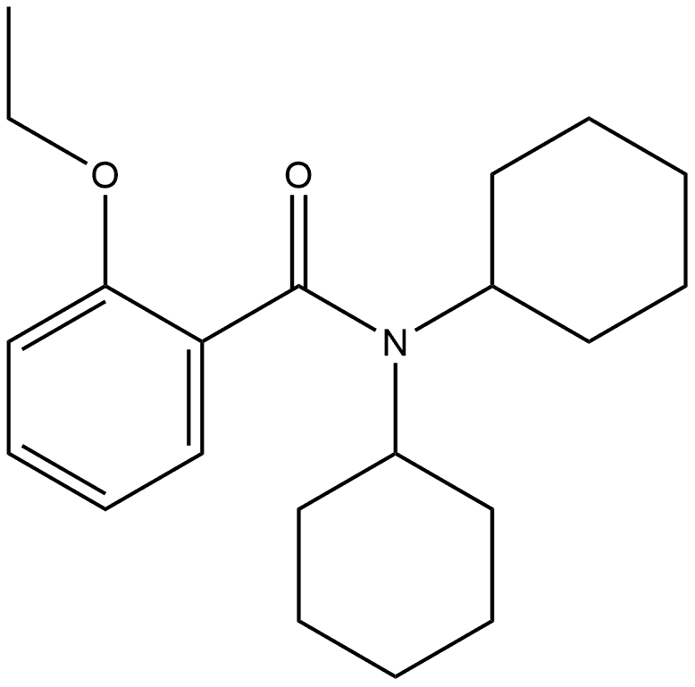 N,N-Dicyclohexyl-2-ethoxybenzamide 结构式