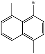 4-溴-1,5-二甲基萘 结构式