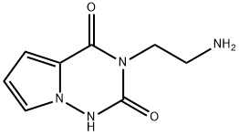 3-(2-aminoethyl)-1H,2H,3H,4H-pyrrolo[2,1-f][1,2,4]t
riazine-2,4-dione 结构式