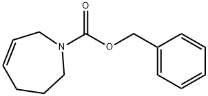 1H-Azepine-1-carboxylic acid, 2,3,4,7-tetrahydro-, phenylmethyl ester 结构式