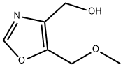 5-(甲氧基甲基)-1,3-噁唑-4-基]甲醇 结构式