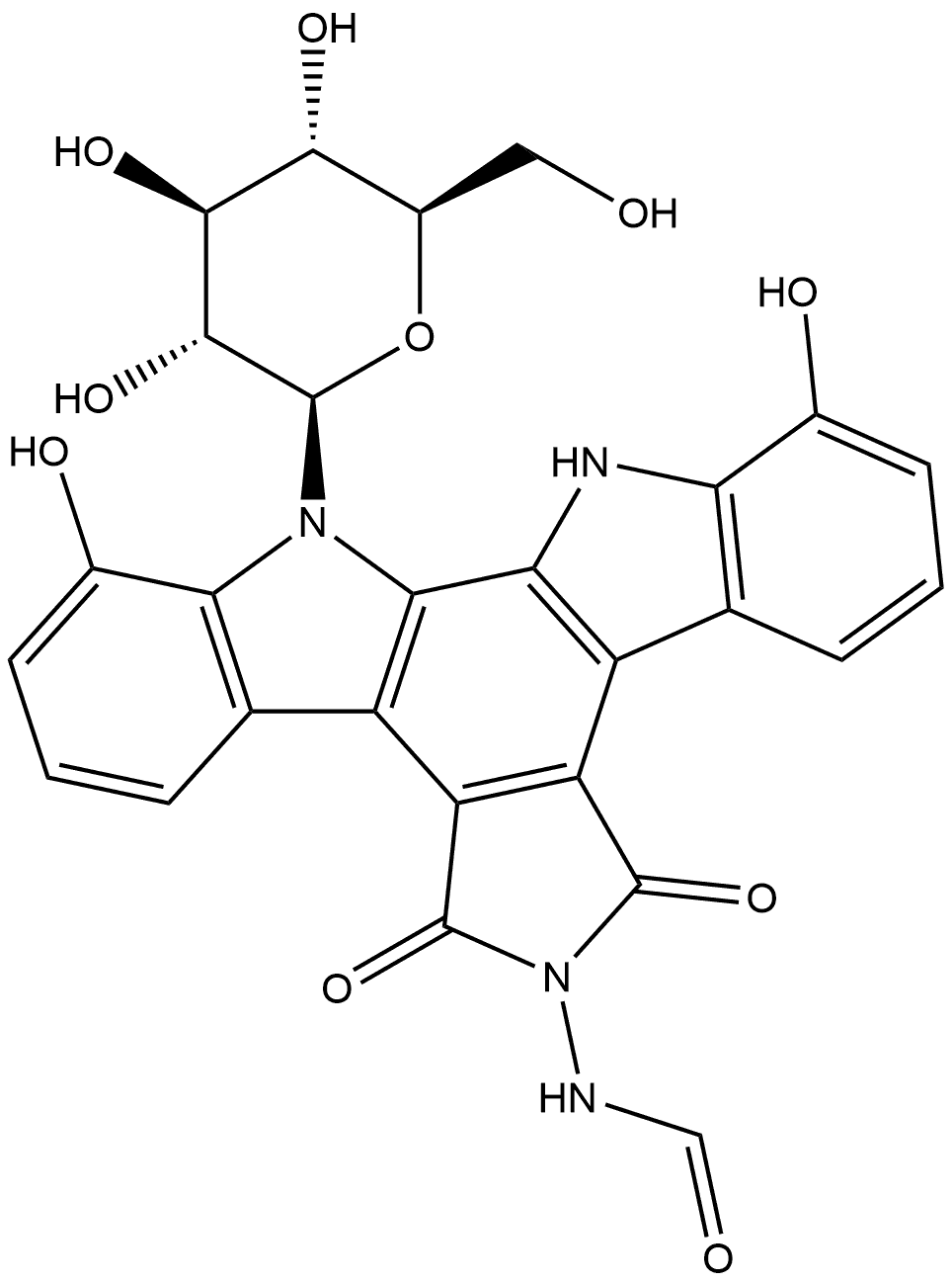 化合物 NB-506 FREE BASE 结构式