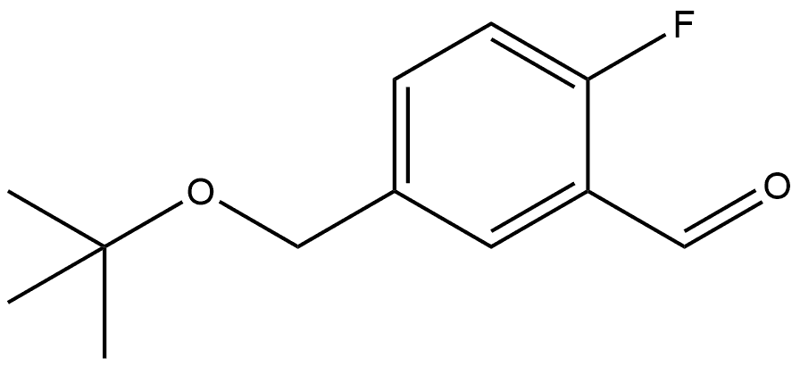 5-(tert-butoxymethyl)-2-fluorobenzaldehyde 结构式