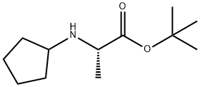 环戊基丙氨酸叔丁酯 结构式