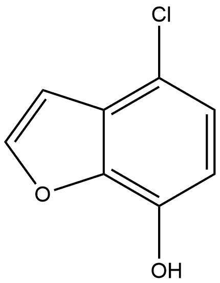 4-氯苯并呋喃-7-醇 结构式