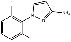 1-(2,6-二氟苯基)-1H-吡唑-3-胺 结构式