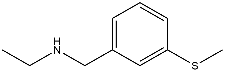 N-Ethyl-3-(methylthio)benzenemethanamine 结构式