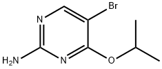 5-溴-4-异丙氧基嘧啶-2-胺 结构式