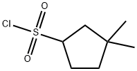 3,3-二甲基环戊烷磺酰氯 结构式