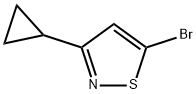 5-溴-3-环丙基异噻唑 结构式