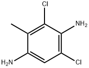 3,5-二氯-2-甲基苯-1,4-二胺 结构式