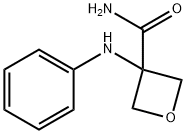 3-(Phenylamino)oxetane-3-carboxamide 结构式