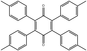 2,3,5,6-四(对甲苯)环己-2,5-二烯-1,4-二酮 结构式