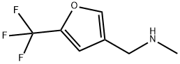 3-Furanmethanamine, N-methyl-5-(trifluoromethyl)- 结构式