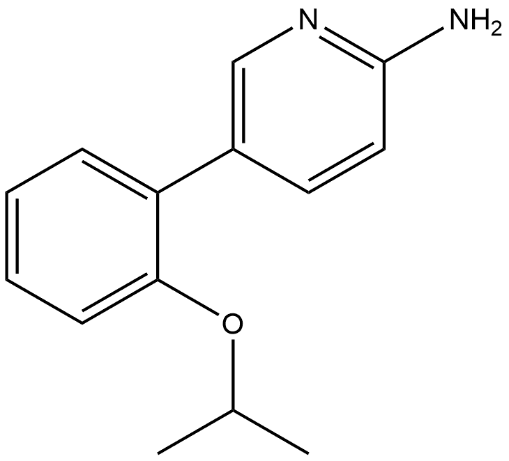 5-[2-(1-Methylethoxy)phenyl]-2-pyridinamine 结构式