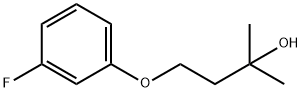 4-(3-氟苯氧基)-2-甲基丁烷-2-醇 结构式