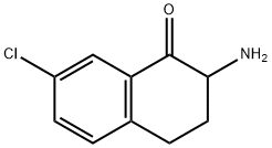 2-Amino-7-chloro-3,4-dihydronaphthalen-1(2H)-one 结构式