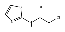 Ethanol, 2-chloro-1-(2-thiazolylamino)- 结构式