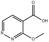 3-甲氧基哒嗪-4-羧酸 结构式