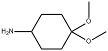 4,4-Dimethoxy-cyclohexylamine 结构式