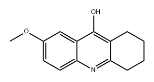 9-Acridinol, 1,2,3,4-tetrahydro-7-methoxy- 结构式