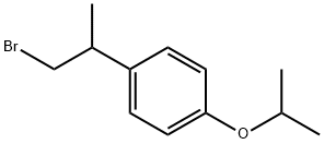 1-(1-溴丙-2-基)-4-异丙氧基苯 结构式