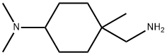 4-(氨甲基)-N,N,4-三甲基环己胺 结构式