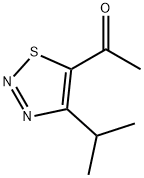 1-(4-异丙基-1,2,3-噻二唑-5-基)乙烷-1-酮 结构式