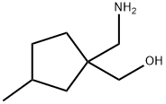 (1-(氨甲基)-3-甲基环戊基)甲醇 结构式