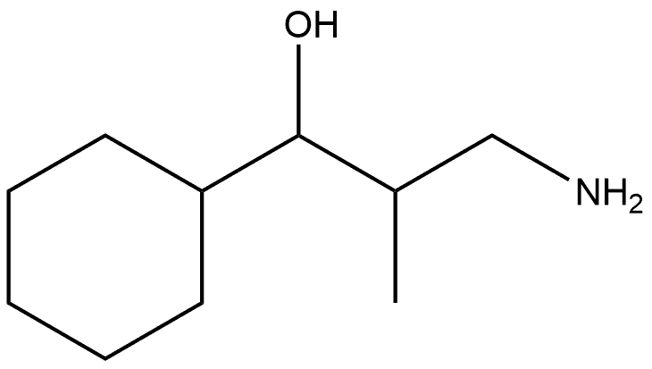 3-氨基-1-环己基-2-甲基丙-1-醇 结构式