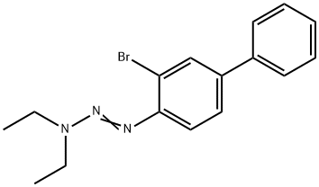 1-Triazene, 1-(3-bromo[1,1'-biphenyl]-4-yl)-3,3-diethyl- 结构式