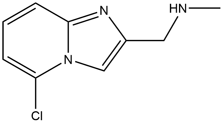 (5-CHLORO-IMIDAZO[1,2-A]PYRIDIN-2-YLMETHYL)-METHYL-AMINE 结构式