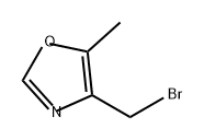 Oxazole, 4-(bromomethyl)-5-methyl- 结构式