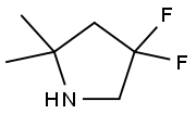 4,4-二氟-2,2-二甲基吡咯烷 结构式