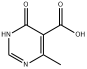 4-甲基-6-氧代-1,6-二氢嘧啶-5-羧酸 结构式