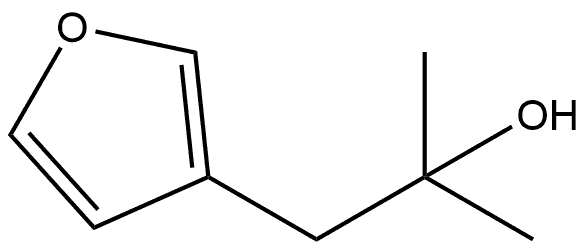 1-(呋喃-3-基)-2-甲基丙-2-醇 结构式