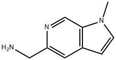 (1-甲基-1H-吡咯并[2,3-C]吡啶-5-基)甲胺 结构式