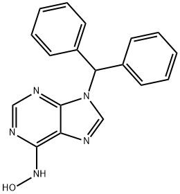 N-(9-Benzhydryl-9H-purin-6-yl)hydroxylamine 结构式