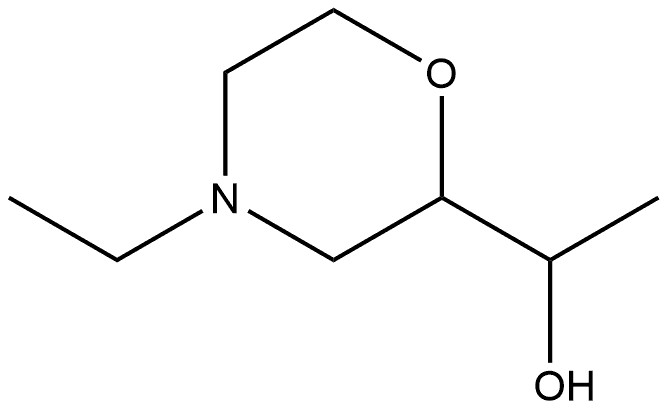 2-Morpholinemethanol,4-ethyl-α-methyl- 结构式