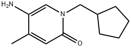 5-氨基-1-(环戊基甲基)-4-甲基吡啶-2(1H)-酮 结构式