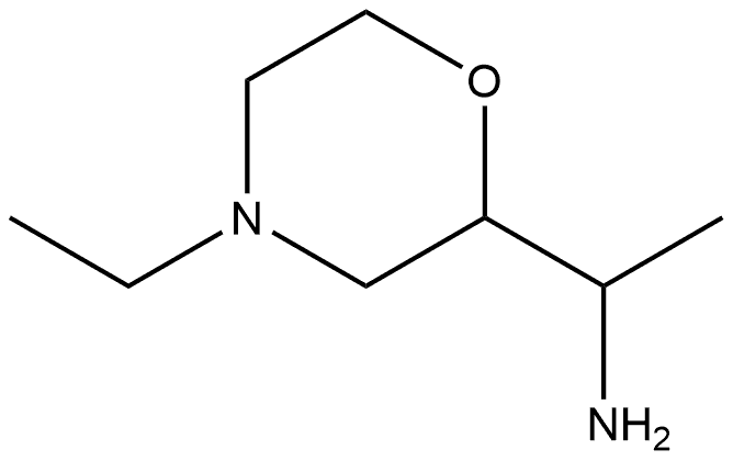 2-Morpholinemethanamine,4-ethyl-α-methyl- 结构式