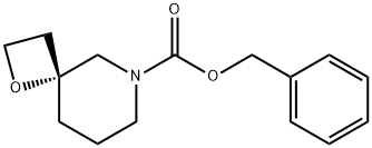(4R)-1-氧杂-8-氮杂螺[3.5]壬烷-8-羧酸苄酯 结构式