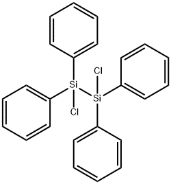 1,2-二氯四苯基二硅烷 结构式